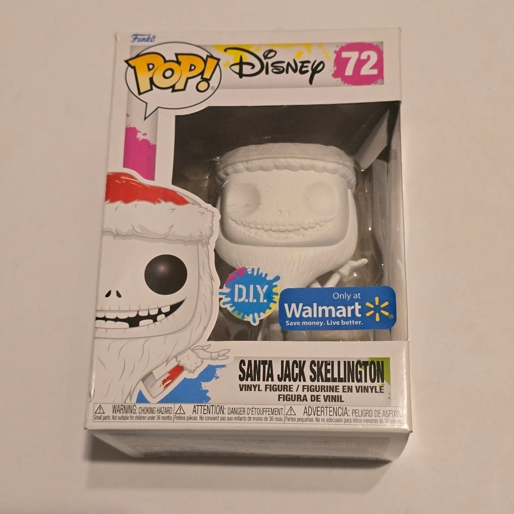 Funko Pop White Santa Jack Skellington Figure